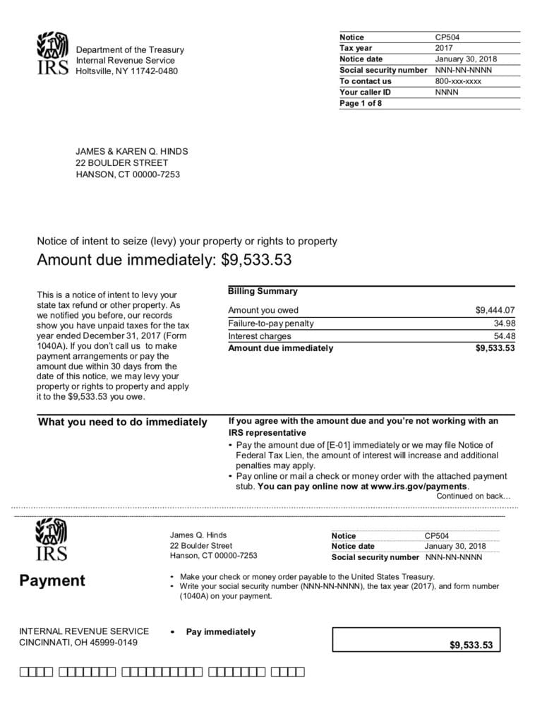 Notice CP504B - What It Means & How to Respond - Paladini Law